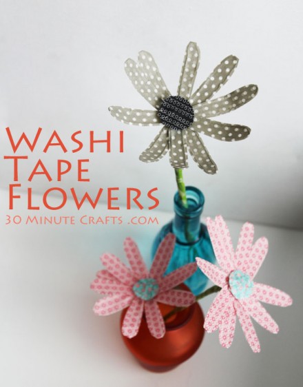 \"Washi-Tape-Flowers
